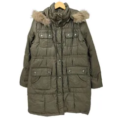 カーラ Cara M-65型 シルバーフォックスファー フーデッドダウンコート レディース 表記無 