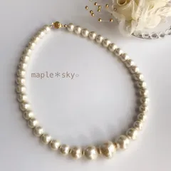 コットンパール ネックレス