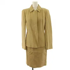 セルッチオ CERCHIO スーツ フォーマル セットアップ 上下 ジャケット スカート M ベージュ /DK