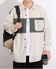 長袖シャツ メンズ カジュアルシャツ トップス シャツ ボタンダウンシャツ ビジネスシャツ メンズシャツ アプリコット 送料無料