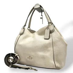コーチ ハンドバッグ 白 レクシー 2way レザー ワンショルダー ロゴ トート ショルダー 斜め掛け可 本革 COACH s38