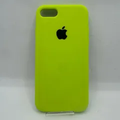 新品 未使用 iPhoneSE2 SE3 8 7 シリコンケース ライムグリーン 非純正 お洒落 シンプル ソフトケース
