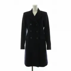 セオリー Theory コート ダブル アウター ロング 3B S 紺 ネイビー /NQ