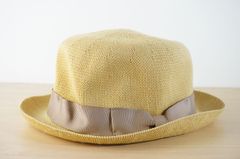 UNIQLO  ユニクロ　中折れハット　レディース・ガールズ　サイズ５７cm〜５９cm　キャップ　帽子　ベージュ色　[[：：]]