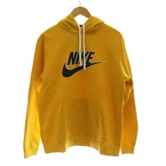 ナイキ NIKE プルオーバーパーカー L 黄色 イエロー /SS ■OS