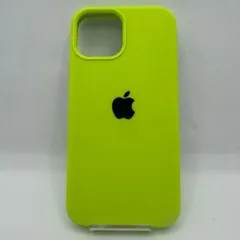 新品 未使用 iPhone12mini シリコンケース ライムグリーン ネオン 非純正 お洒落 シンプル 耐衝撃