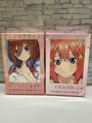 【N2-35】◇ 五等分の花嫁　マイクロファイバータオル　＆　マイクロファイバータオル~彼シャツ~  2点セット
