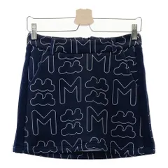 サイズ：1 MUTA MARINE ムータマリン  インナー付 ストレッチスカート スウェット 総柄 ネイビー系 [240101615892] ゴルフウェア レディース ストスト