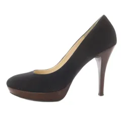 ダイアナ DIANA パンプス ハイヒール スエード 24cm ブラック /YO19