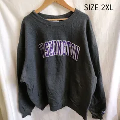 【2XL】海外古着　Champion　トレーナー　スウェット　グレー　灰色　ゆったり