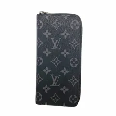 ルイ・ヴィトン(Louis Vuitton) ルイ・ヴィトン 長財布 モノグラム・エクリプス ジッピーウォレットヴェルティカル N63095 ブラックメンズ