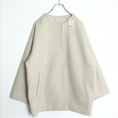 美品】cafune カフネ コクーン ショートコート オフホワイト - メルカリ