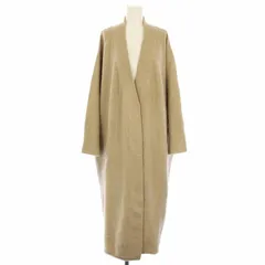 トゥデイフル TODAYFUL Collarless Long Cardigan カーディガン ガウン ニットコート 38 ベージュ 12010508 /TK