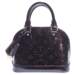 LOUIS VUITTON (ルイヴィトン) モノグラムヴェルニ アルマBB アマラント 2WAYバッグ ハンドバッグ ショルダーバッグ ボルドー ゴールド金具 パテント M91678