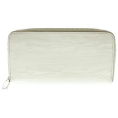 LOUIS VUITTON (ルイヴィトン) エピ ジッピーウォレット ラウンドファスナー 長財布 ロングウォレット ホワイト レザー M6007 シルバー金具