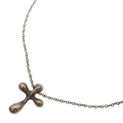 TIFFANY & Co. (ティファニー) スモールクロス ネックレス ペンダント チェーン シルバー 925 2.6g