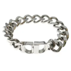 DIOR (ディオール) CD ICON BRACELET CDアイコン チェーンリンク ブレスレット シルバー