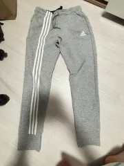 アディダス 3本線 トレーナー ズボン グレー