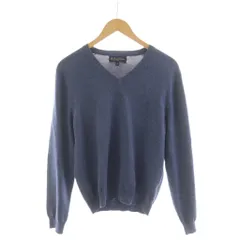 ブルックスブラザーズ BROOKS BROTHERS ニット セーター 長袖 ウール XS 青 ブルー Vネック /RR