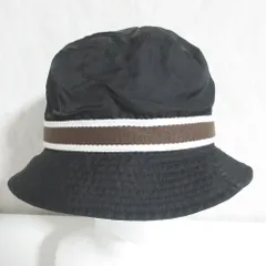 良品 COACH コーチ バケットハット 帽子 M/L ブラック レディース 古着 中古 USED