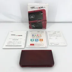 05w17460T 【new 3DSLL】new NINTENDO 3DSLL 本体 箱あり メタリックレッド ＊動作確認/初期化済み＊ 【中古品】