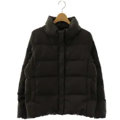 エニィスィス エニシス anySiS ダウンジャケット ジップアップ スナップボタン アウター 2 グレー /NR