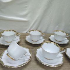 極美品】ノリタケ NOBLE ノーブル カップ＆ソーサー 6客セット - メルカリ