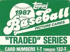 Topps 1987 Traded ベースボールカードセット UNOPENED-フルセット 132枚 