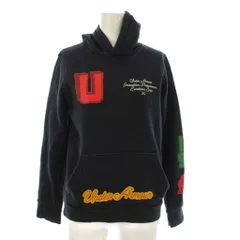 アンダーアーマー UNDER ARMOUR 子ども服 裏起毛パーカー トレーナー 150 黒 長袖  ロゴプリント /JP