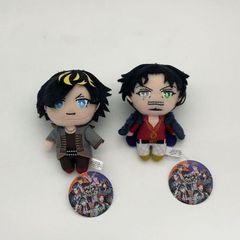 桃源暗鬼 セガラッキーくじ 無陀野無人 ぬいぐるみマスコット 缶バッジ