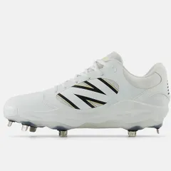 ニューバランス 野球スパイク 金具スパイク 金属スパイク 白スパ  スパイク 軽量 幅広 New Balance L3000 Fresh Foam X 幅2E相当 ホワイト