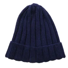 Ron Herman ロンハーマン リブ編み ニット キャップ ビーニー ネイビー系【中古】のサムネイル