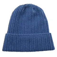 Ron Herman ロンハーマン リブ編み ニット キャップ ビーニー ブルー系【中古】のサムネイル