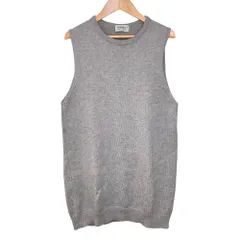 良品 JOHN SMEDLEY ジョンスメドレー ニットベスト サイズS グレー レディース 古着 中古 USED