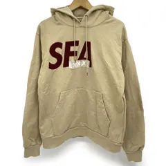 WIND AND SEA GOD SELECTION XXX ウィンダンシー スウェット ロゴパーカー WDS-XXX-21A-02 Lサイズ ※中古