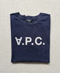 A.P.C. アーペーセー ロゴ 半袖Tシャツ M