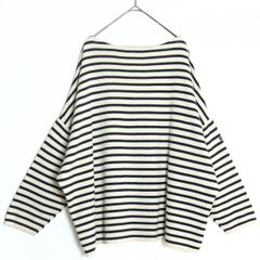 ◇さらママ様◇Outil ウティ モックネック バスクシャツ ボーダー