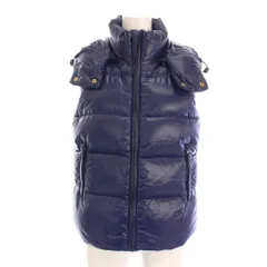 ジョンブル JOHNBULL ダウンベスト フード付き ジップアップ ナイロン F 紺 AH593H /YM