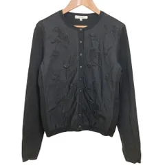 美品 EPOCA エポカ ニットカーディガン サイズ40 ブラック レディース 古着 中古 USED