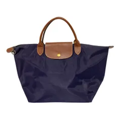 良品 LONGCHAMP ロンシャン ル プリアージュ ナイロンハンドバッグ パープル レディース 古着 中古 USED