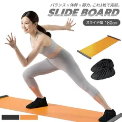 スライドボード ヨガマット 2in1 お家で運動不足解消 180cm 全2色 室内滑走板トレーニングマット エクササイズマット ヨガ マット エクササイズ 騒音 対策 滑り止め 体幹トレーニング 腹筋 骨盤補正 ストレッチマット ダイエット 軽量 幅広 大判