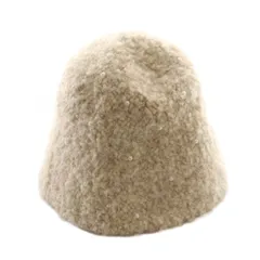 キャセリーニ casselini バケットハット ハット 帽子 ウール ベージュ フェイクパール付き /AQ ■OS