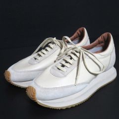 未使用 JANE SMITH ジェーンスミス リプロダクションオブファウンド コラボ ローカット スニーカー サイズ37 約24cm ベージュ レディース 古着 中古 USED