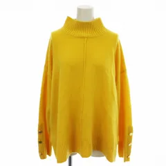 ダイアグラム グレースコンチネンタル Diagram GRACE CONTINENTAL 23AW メリノウールニットトップ 0323443111 ハイネック セーター 長袖 36 黄色 イエロー /☆G