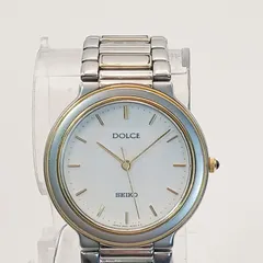 【稼働 良品】0206-5 SEIKO DOLCE セイコー ドルチェ 8N41-6040 メンズ腕時計 クォーツ