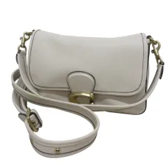 良品 COACH コーチ ソフトタビー レザー ショルダーバッグ C4823 ライトベージュ レディース 古着 中古 USED