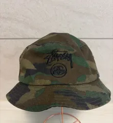 STUSSY ステューシー カモフラ バケットハット