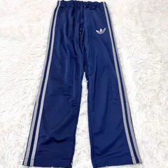 古着 adidas アディダス トラックパンツ スリーストライプス ネイビー 2512-449