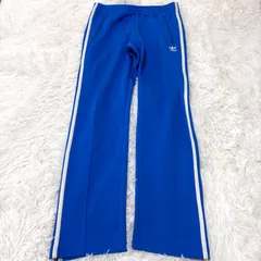 古着 adidas アディダス トラックパンツ スリーストライプス ブルー 2512-451