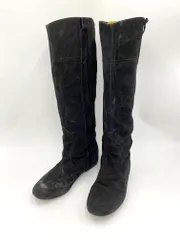 FABIO RUSCONI ファビオルスコーニ インヒール ロング ブーツ size37/黒 ■■レディース